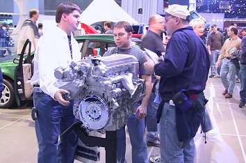Admiring the motor