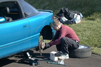 Me changing the brakes (27k)
